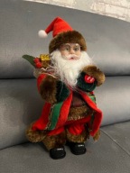 Śpiewający i tańczący Święty Mikołaj 30cm | dekoracja, ozdoba