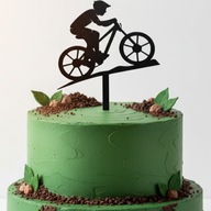 topper na tort dekoracja urodziny personalizacja ROWERZYSTA BMX!!