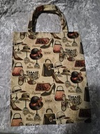 Torba materiałowa z popularnym wzorem