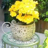 DONICZKA OSŁONKA TARAS BALKON VINTAGE METAL PREZENT DEKORACJA REKWIZYT F