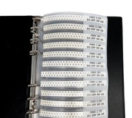Zestaw kondensatorów SMD 0603 w zeszycie 90x25 2250sz book-023