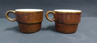 2 x Filiżanka ceramika Gustavsberg COQ Stig Lindberg 60 te design
