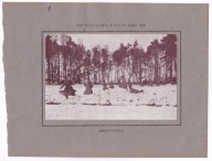 Pod Warszawa 1915r. Armia Rosyjska Atak piechoty Karta z Albumu