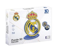 REAL MADRYT PUZZLE 3D HERB KRÓLEWSKICH licencjonowane Los Blancos