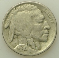 USA - 5 centów 1936 - Buffalo Nickel #6