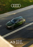 Audi A3 model 2025 prospekt 06 2024 rzadki