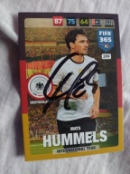Karta panini autograf Niemcy Mats Hummels Fifa 365