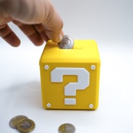 Skarbonka z motywem Mario – druk 3D