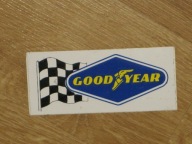 GOODYEAR szachownica naklejka z PRL
