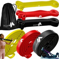 ZESTAW 3 GUM DO ĆWICZEŃ POWER BAND TAŚMY OPOROWE TRENINGOWE FITNESS 1-20 kg
