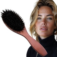 Naturalna szczotka z włosia dzika - idealna dla rozczesywania