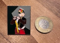 Pin przypinka jak „Flecista”„chłopiec z piszczałką” malarza Édouarda Maneta