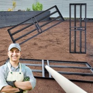 NIWELATOR TERENU RĘCZNY OGRODOWY ZIEMI PIASKOWANIE SIANIE TRAWY TRAWA