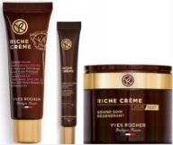 Yves Rocher Riche Creme: 1 x Krem do rąk + Dzień/Noc 75ml + Krem pod Oczy