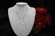 ŁAŃCUSZEK NASZYJNIK ZE STALI CHIRURGICZNEJ 316L Z ZAWIESZKĄ POZŁACANA MAMA