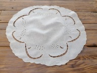 LNIANA HAFTOWANA SERWETA WINOGRONA 50 x 60