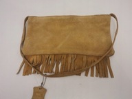 RAVEL TOREBKA RAMIĘ BOHO HIPPIE FRĘDZLE SKÓRZANA