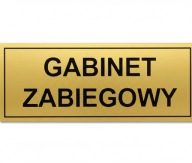 Tabliczka na drzwi laminat grawerski 20x7 cm gabinet zabiegowy