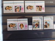 znaczki NIUE Karol I Diana kl Pope D3