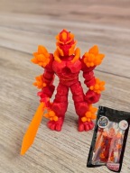 Breloczek Żywiołaka Strażnika Mocy Ognia - Brelok Druk3d fidget Keychain