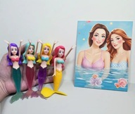 Zestaw Syrenki do Pływania – Zabawki do Basenu i Wanny