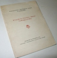 WYJĄTKI ZE STATUTU TOWARZYSTWA MIŁOŚNIKÓW KSIĄŻKI / SKŁAD TOWARZYSTWA /1927