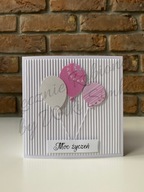 Kartki urodzinowe ręcznie robione (balony)