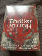 Box 4DVD Horror/Thriller Czerwony Smok Martwe zło 2 Delicatessen Nagi insty