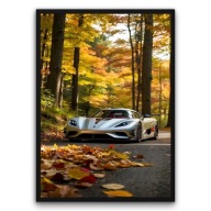 Plakat z ramą 50x70 cm Koenigsegg Agera auto motoryzacja| Pomysł na Prezent