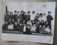 ZDJĘCIE KLASOWE - PAMIĄTKOWE z PODPISAMI, AUTOGRAFAMI - STARE