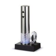Otwieracz elektroniczny do wina Divinto Silver Twister Deluxe srebrny