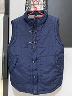 Ww Kamizelka Dissident granat zimowa ocieplona 2 kieszenie pikowana S