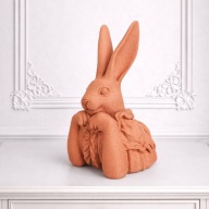 Duża Figurka zając wielkanocny na Wielkanoc królik zajączek