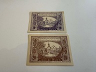 10 i 20 Heller (Asten); notgeld Austria; N#229995 i N#229994; stan XF