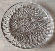 Mała kryształowa paterka, salaterka rozety