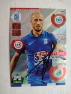 Karta panini autograf Lech Poznań sezon 15/16 Trałka Kluczowy Zawodnik