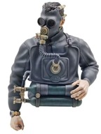 Żywica popiersie nurek WWII 1/10