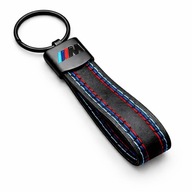 Brelok smyczka zawieszka BMW M skórzany metalowy do kluczy solidny premium