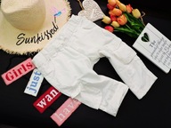 Free Spirit - białe rybaczki roll up r 140