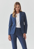 Klasyczny damski żakiet denimowy