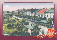 UKRAINA - SAMBOR - RYNEK - POCZĄTEK XX WIEKU - HERB