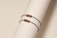 Bransoletki przyjaźni z symbolem Nieskończoności - Czarne