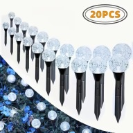40x Solarne Lampy Ogrodowe Crystal LED