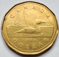 Kanada 1 dolar 1989 r. śr. 26,5 mm
