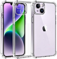 ETUI DO NA APPLE IPHONE 13 14 WZMACNIANE ANTI SHOCK CLEAR CASE + SZKŁO