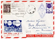 Koperta Zawody Balonowe o Puchar M.T.P. Poznań 1962 Unikat