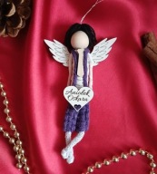 Aniołek handmade makrama