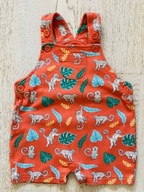 JoJo Maman Bebe ogrodniczki bawełniane na lato 3-6 miesięcy Rozm. 62-68