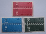 Monaco - Europa CEPT 1971 - Mi. 1014-16 **