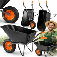 TACZKA OGRODOWA BUDOWLANA SPAWANA HIGHER PVC SOLIDNA MOCNA 150 L 210 KG